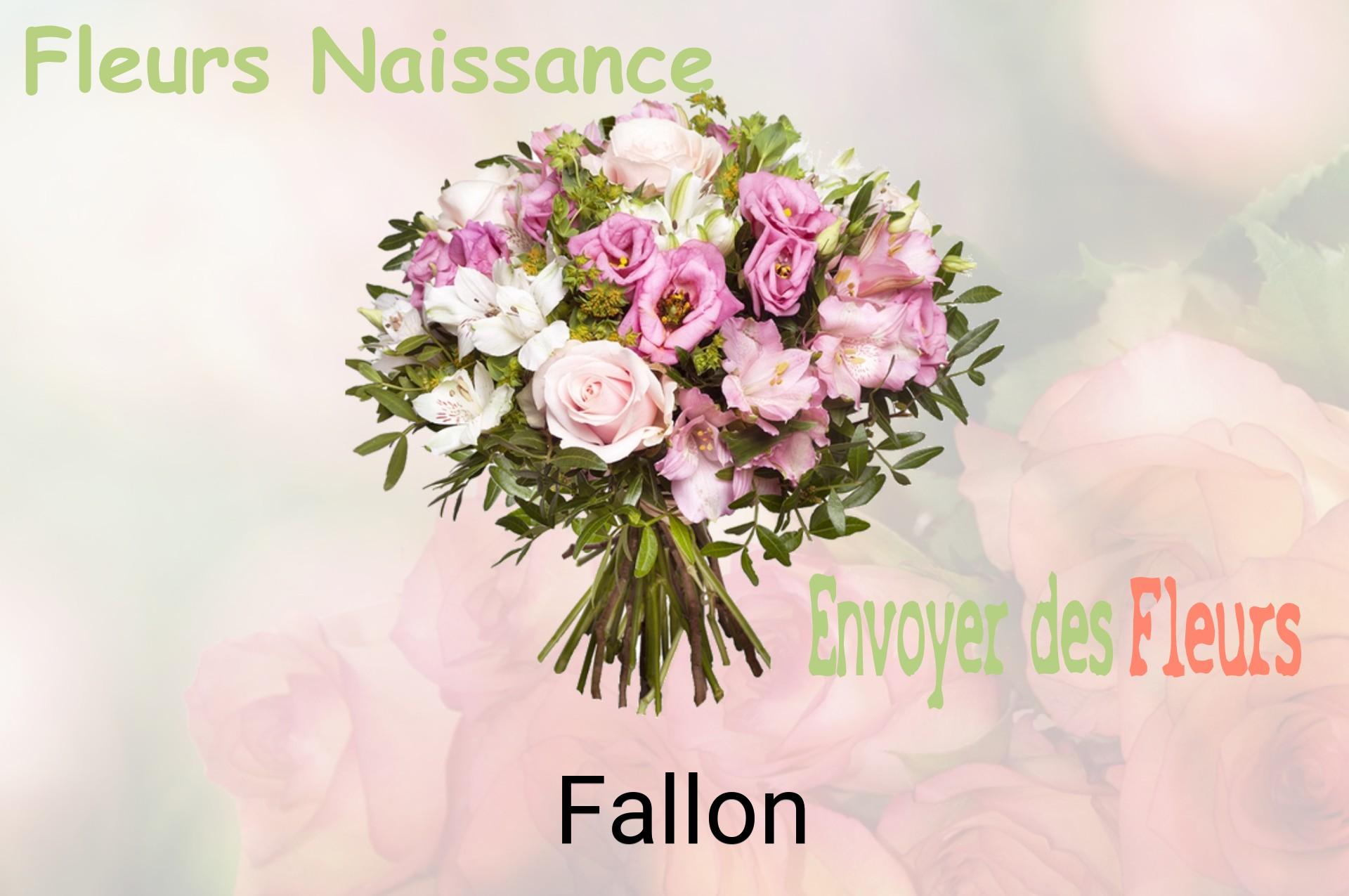 Bouquet de fleurs de naissance livré à Fallon